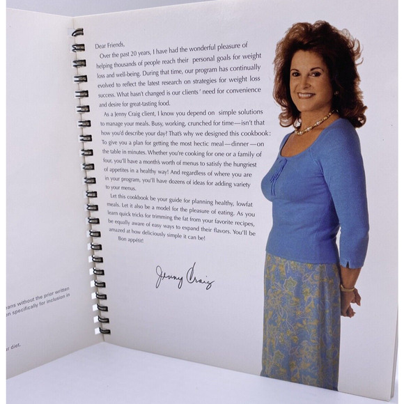 Light Cooking B000I7TYQ6 Jenny Craig 30 Meals in 30 Minutes Spiral Cookbook - Picture 8 of 13